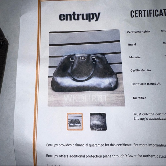 Authentic Coach Margot Carryall Satchel Bag Brown Black - Picture 13 of 13